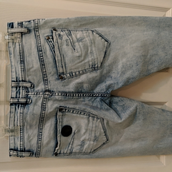 Project X Paris Men's Distressed Lightwash Jeans Size 32 - Picture 6 of 10